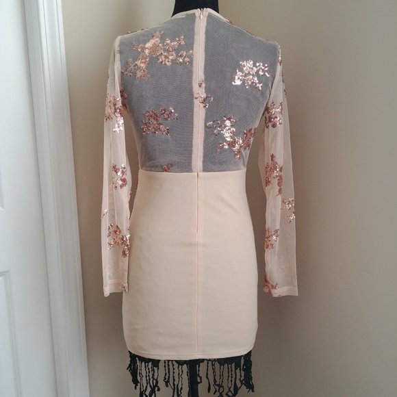 Nasty Gal How Low Can You Go Sequin Dress - Picture 4 of 8